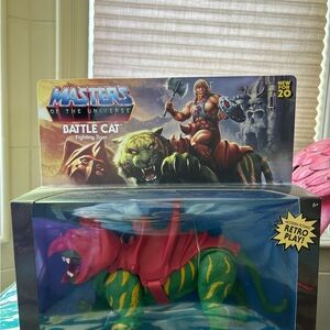 Mattel Masters of the Universe Battle Cat - Green and Red